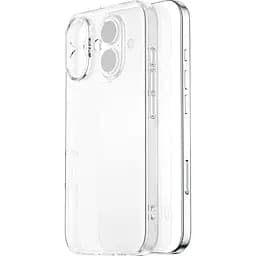 Чохол WiWU ZCC-108 TPU Clear Series для Apple iPhone 16 Transparent [128982] - мініатюра 5