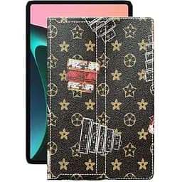 Чохол StatusCASE з екошкіри для планшету Xiaomi Mi Pad 5 2021 Луі-Вітон-коричневий