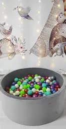 Сухий басейн з кульками сірий - мініатюра 7