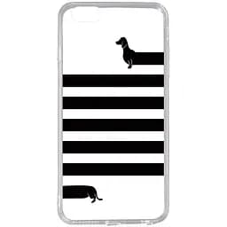 Чехол-накладка Toto Acrylic+TPU Print Case Apple iPhone 6/6s #25 Taksa Transparent