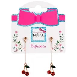 Серьги Lukky Fashion Черешни (T24627)