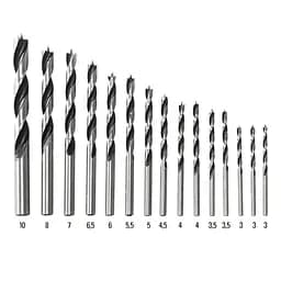 Набір свердел по дереву Trotec 15 pieces Wood Drill Set (6200001101) - мініатюра 2