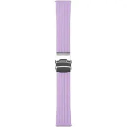 Універсальний ремінець Anchor Silicone Metal lock для Samsung/Amazfit/Huawei 22 mm Lilac