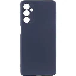 Чохол TPU GETMAN Liquid Silk Full Camera для Samsung Galaxy A54 5G Синій / Midnight Blue