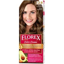 Стойкая крем-краска для волос Florex Super 2.9 Темно-русый