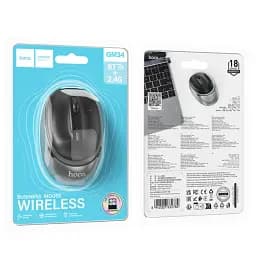 Бездротова миша Hoco GM34 Nuevo Dual-Mode Business Wireless Mouse Metal Grey - мініатюра 4