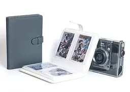 Фотоальбом для Fujifilm Instax Wide 100, 200, 210, 300, 400, Link Wide Wide EVO Polaroid 600 на 80 фото сірий  - мініатюра 3