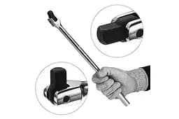 Вороток шарнірний з карданом Intertool 1/2" 375 мм - мініатюра 4