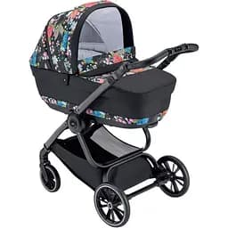 Універсальна коляска 2 в 1 CAM Techno Milano рама сіра, чорна (805T/V99/978/551K)