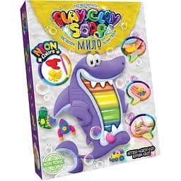 Набор креативного творчества Пластилиновое мыло Danko Toys Play Clay Soap Акула 6 цветов PCS-03