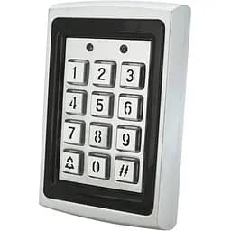 Кодова клавіатура Voltronic металева з вбудованим зчитувачем Proximity карт (115 х 75 х 30)