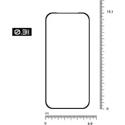 Захисне скло ArmorStandart Full Pro Glass для Google Pixel 9a Black (ARM83564) [136284] - мініатюра 3