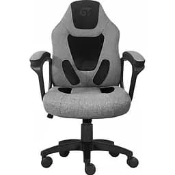 Геймерське дитяче крісло GT Racer X-1414 Fabric Gray/Black Suede [122625]