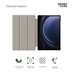 Чохол-книжка на планшет Samsung Galaxy Tab S9 Plus (SM-X810/X816B/X818U)/S9 FE+ (SM-X610/X616)/S10 Plus (SM-X820/X826), Smart Case, blue, підставка для планшета 12.4 , шкіряний, мікрофібра, на магніті, ArmorStandart (ARM72419) - мініатюра 3