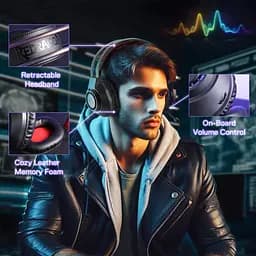 Ігрові навушники Redragon Scream H231 USB Black (71931) [150111] - мініатюра 6