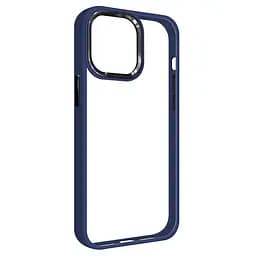 Чехол для Apple iPhone 13 Pro Max, Unit, синий, прозрачный противоударный чехол-накладка из TPU и поликарбоната (PC), с защитными бортиками, защита всего корпуса от ударов и царапин, ArmorStandart (ARM62495) - мініатюра 2