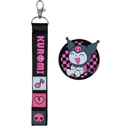 Набір бейдж на липучці та підвіска Kite Kuromi HK24-3010-2 - мініатюра 2