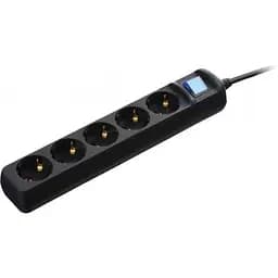 Мережевий фільтр живлення 2E 5xSchuko, 3м black (2E-U05ESM3BK) - мініатюра 2