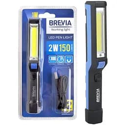 Фонарь инспекционный Brevia LED Pen Light 2W COB + 1W LED на аккумуляторе 900 mAh microUSB