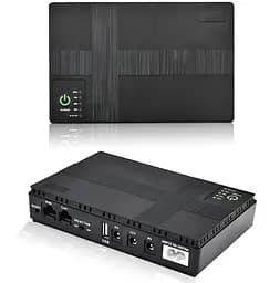 Джерело безперебійного живлення для мережевого обладнання DC1018P 12V/ 9V/ 5V 10400 mAh Чорний - мініатюра 2