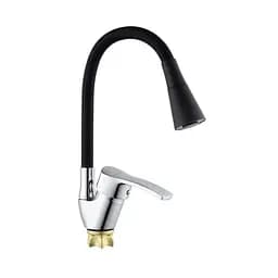 Смеситель для кухни с силиконовым изливом Champion YUB 011-279 MI6424 Хром