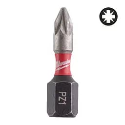 Біта SHOCKWAVE MILWAUKEE, PZ1, 25мм, (25 шт), пластикова коробка - мініатюра 3