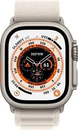 Смарт-годинник Apple Watch Ultra 49mm Titanium Case with Starlight Alpine Loop Medium [MQF03/MQFR3] [72525] - мініатюра 3
