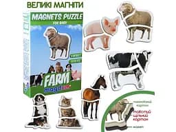 Магнітні пазли Magdum Ферма ML4031-19 EN - мініатюра 3
