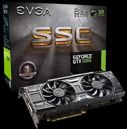 Відеокарта GeForce GTX 1060 6GB Evga Gaming SSC Gaming ACX 3.0 (06G-P4-6267-KR) Б/В - мініатюра 4