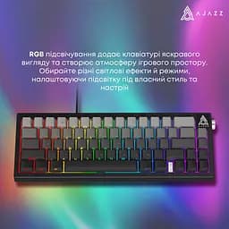 Клавіатура Ajazz AK650 Day Dream Switch Gradient Black USB-C (AK650-DD-BG) - мініатюра 8
