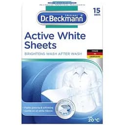 Салфетки для обновления белого цвета ткани Dr. Beckmann 15 шт. [MD]