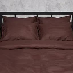 Набор наволочек Moon&Star Satin Stripe Warm Espresso 60х60 см 2 шт