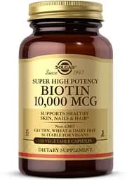 Вітаміни та мінерали Solgar Biotin 10000 mcg, 120 вегакапсул