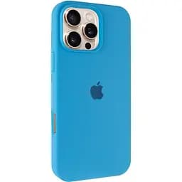 Чохол Epik Silicone Case Full Protective AA для Apple iPhone 16 Pro 6.3 Блакитний/Blue