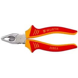Плоскогубці комбіновані Wurth Zebra DIN ISO 5746 VDE IEC 60900 L180 мм (071401 575)