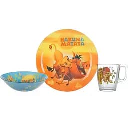 Набор посуды Luminarc Disney Lion King, 3 шт. (P9345)