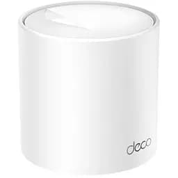 Бездротова система Wi-Fi TP-Link Deco X10, White (1-pack), 2.4GHz/5GHz, Wi-Fi 6 (802.11ax), до 1500 Mb/s, LANx2, 2 внутрішніх антен (Deco X10(1-pack))