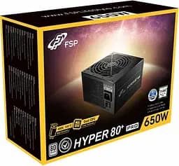 Блок живлення FSP HYPER 80+ PRO 650W (H3-650) - мініатюра 3