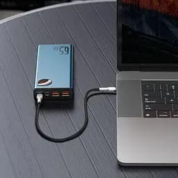Портативна батарея - зовнішній акумулятор Baseus Adaman Metal 20000mAh 65W PPIMDA-D03 - мініатюра 6