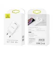 Мережевий зарядний пристрій Usams T18 10W White (US-CC075) [47557] - мініатюра 3