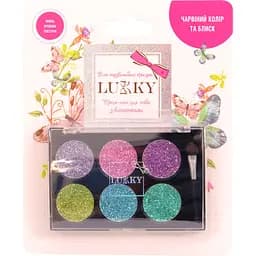 Дитячі крем-тіні для повік Lukky з блискітками (T16128)