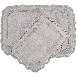 Набір килимків Irya Darya gri 90х60 см та 60х40 см світло-сірий (svt-2000022264563)