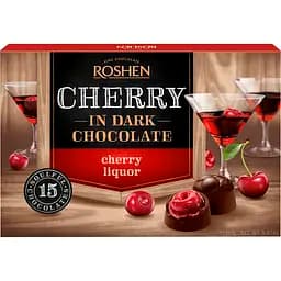 Цукерки Roshen вишня з вишневим лікером 155 г (781618)