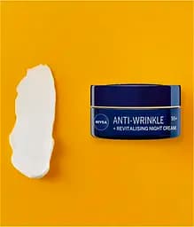 Нічний крем проти зморщок + ревіталізація NIVEA Anti-Wrinkle Revitalizing 55+ 50 мл - мініатюра 4