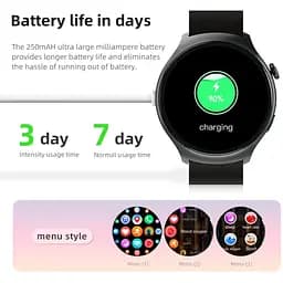 Смарт-годинник Howear Watch 4 Pro Amoled+IP67 Grey - мініатюра 7