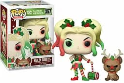 Фігурка Funko Pop Super Heroes Holidays Harley Quinn and Bruce Супер герої Харлі Квін (SН HQ 357) - мініатюра 3