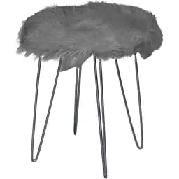 Пуф Prestol Коузи сірий 38 х 46 см