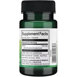 Стимулятор тестостерону Swanson DHEA Maximum Strength 100 mg 60 капсул - мініатюра 2