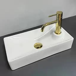 Умивальник VBI Malvizzo L white накладний підвісний VBI-015622, Білий