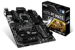 Материнская плата MSI H270 PC Mate LGA 1151v1 (H270 PC MATE) Б/У